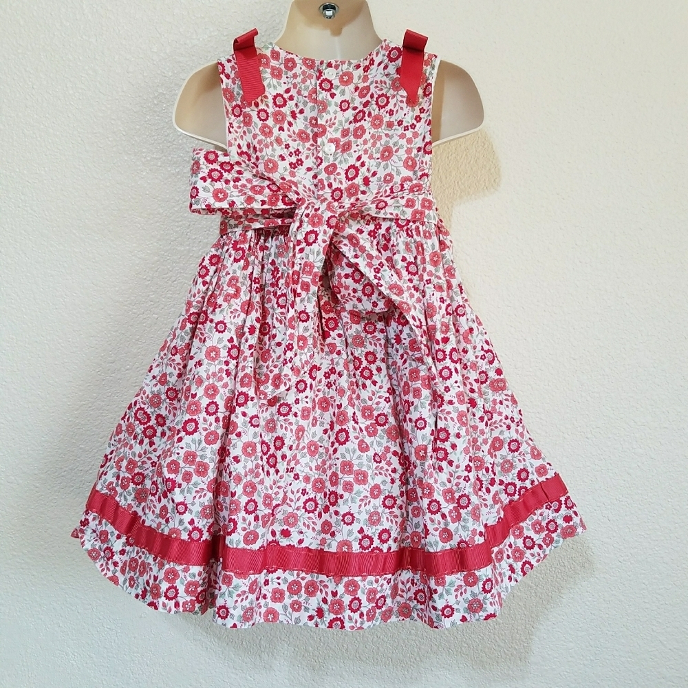 Edgehill Collection Floral A-Line Toddler Girl's Dress - Picture 2 of 6